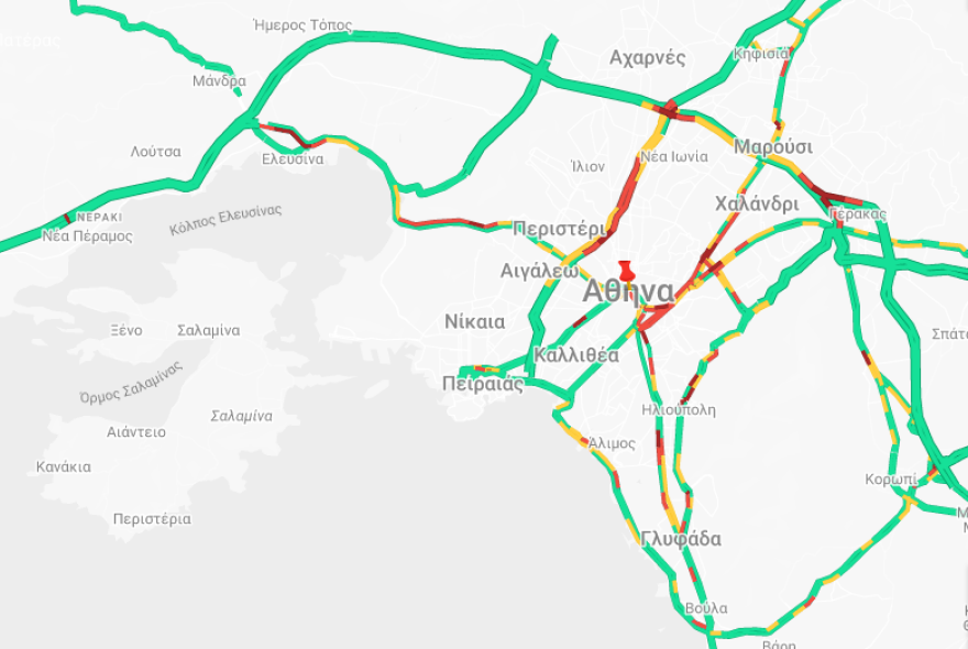 Ασπρόπυργος: Καθυστερήσεις στην εθνική Αθηνών - Κορίνθου λόγω ακινητοποιημένου απορριματοφόρου
