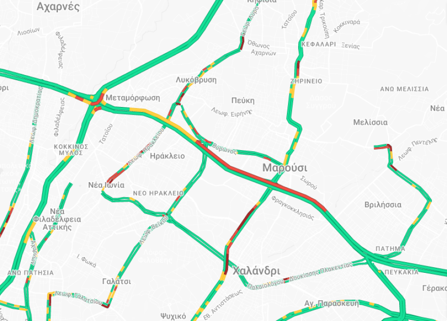 Κίνηση τώρα: Έπεσαν χώματα στην Αττική Οδό στο ύψος της Μεταμόρφωσης - Μεγάλες καθυστερήσεις και ταλαιπωρία για τους οδηγούς