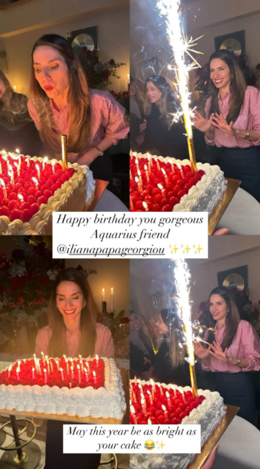 Ηλιάνα Παπαγεωργίου: Γιόρτασε τα γενέθλιά της με τον σύντροφό της στο πλευρό της