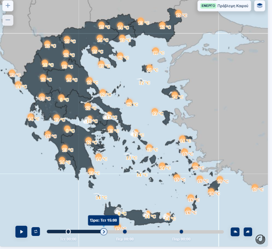 Ηλιόλουστος ο καιρός με άνοδο της θερμοκρασίας από αύριο - Τι δείχνει η πρόγνωση των επόμενων ημερών