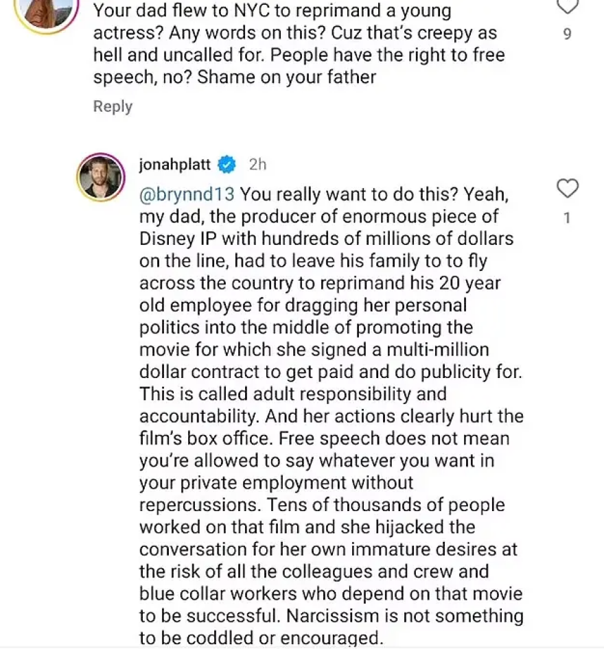 Χιονάτη: Ο γιος του παραγωγού κατηγορεί τη Ρέιτσελ Ζέγκλερ για την εισπρακτική αποτυχία της ταινίας