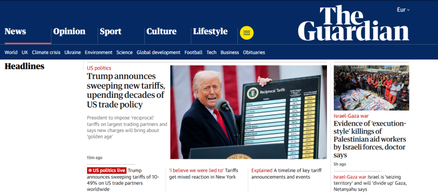 Οι πρώτες αντιδράσεις για τους δασμούς του Τραμπ - Τι γράφουν τα διεθνή μέσα ενημέρωσης