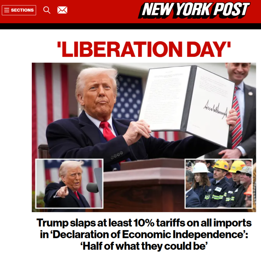 Οι πρώτες αντιδράσεις για τους δασμούς του Τραμπ - Τι γράφουν τα διεθνή μέσα ενημέρωσης