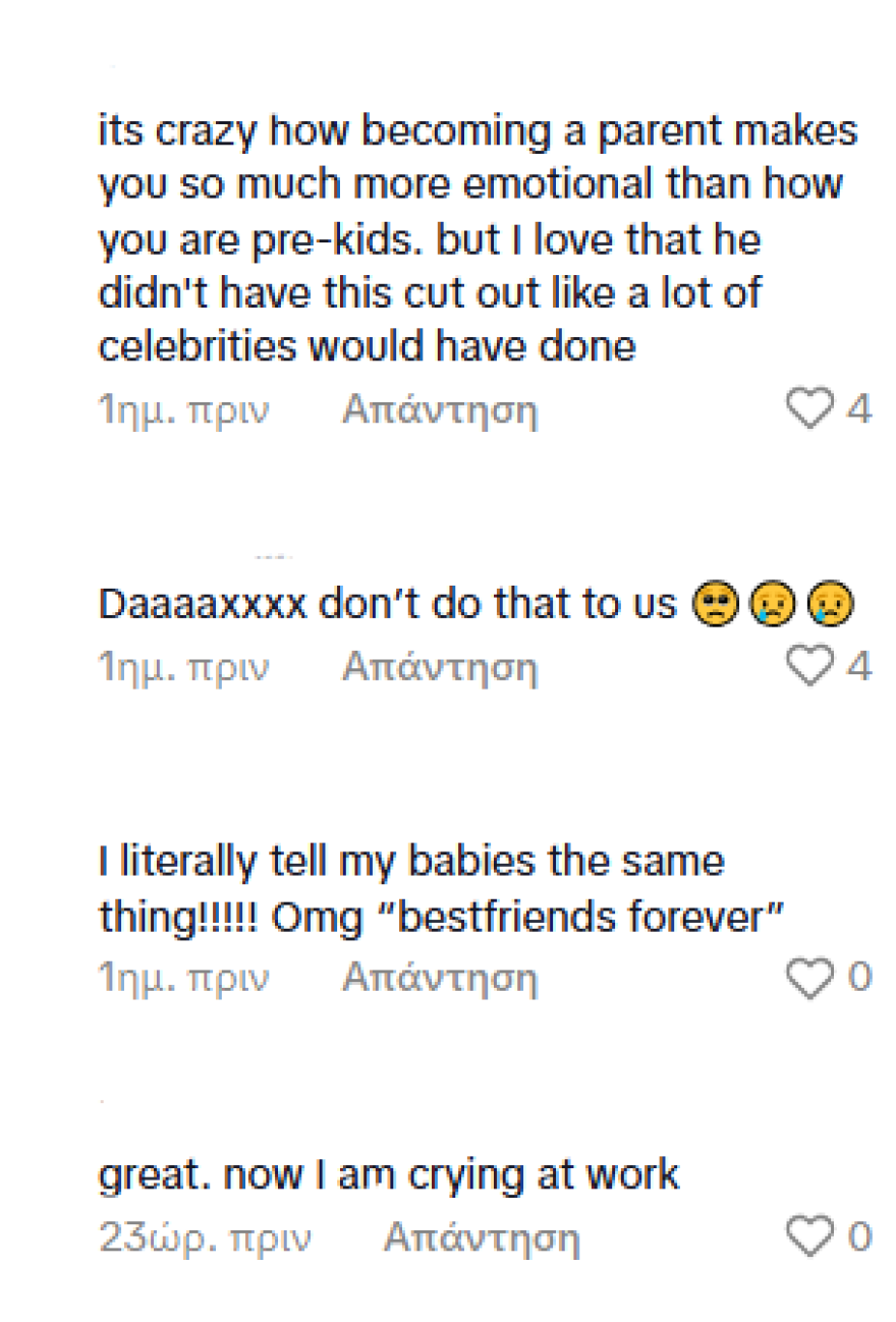 Νταξ Σέπαρντ: Viral στο TikTok το βίντεο με τον ηθοποιό να «λυγίζει» ενώ μιλάει για τα παιδιά του