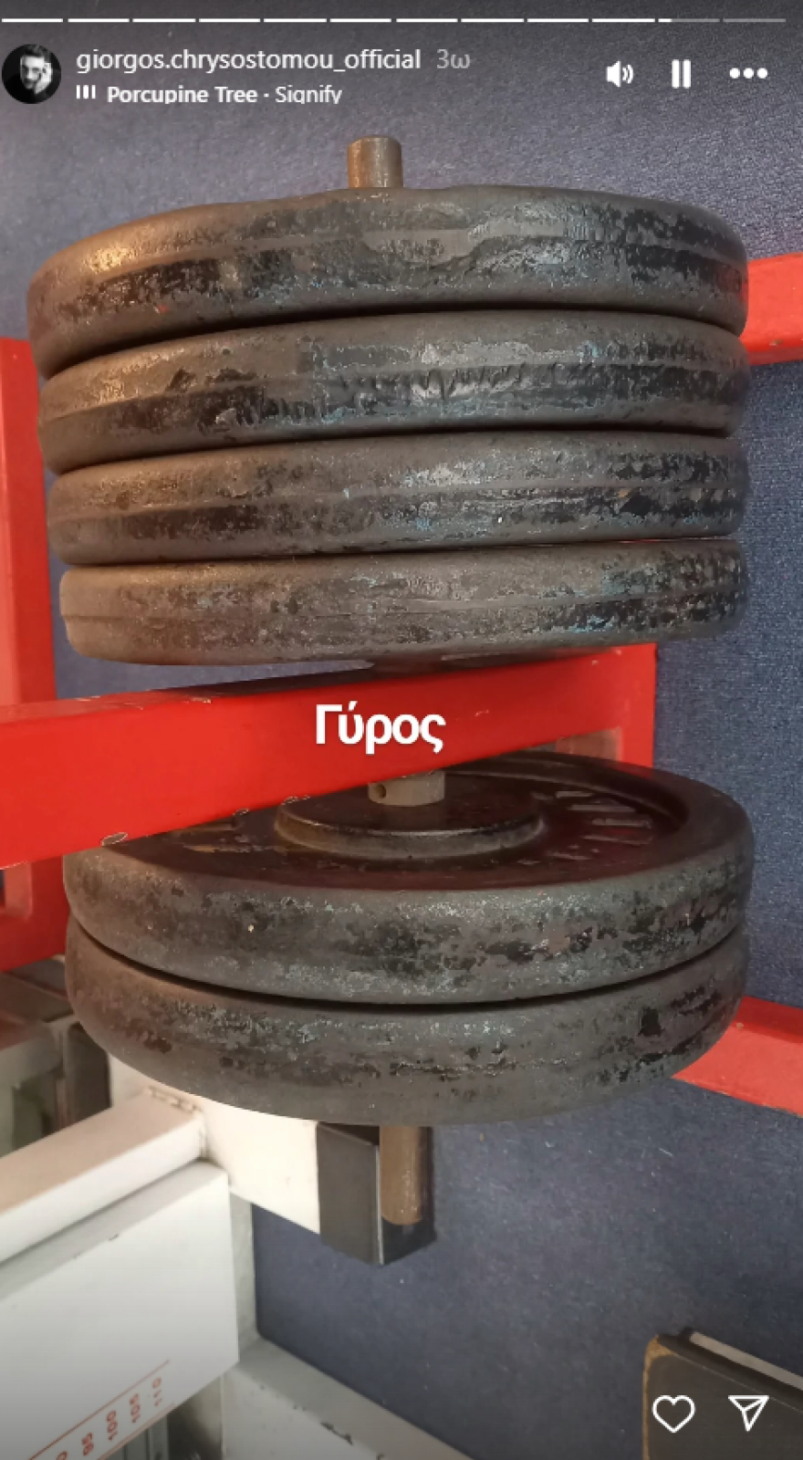 Ο Γιώργος Χρυσοστόμου θα περάσει το Πάσχα στο γυμναστήριο - Δείτε βίντεο