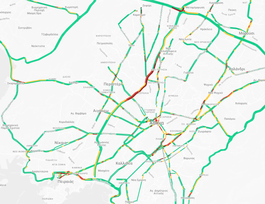 Κίνηση τώρα: Από νωρίς στα «κόκκινα» ο Κηφισός λόγω τροχαίου, απροσπέλαστος και ο Πειραιάς