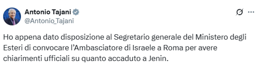 Σφοδρές αντιδράσεις για τα ισραηλινά πυρά στη διάρκεια επίσκεψης ξένων διπλωματών στη Δυτική Όχθη