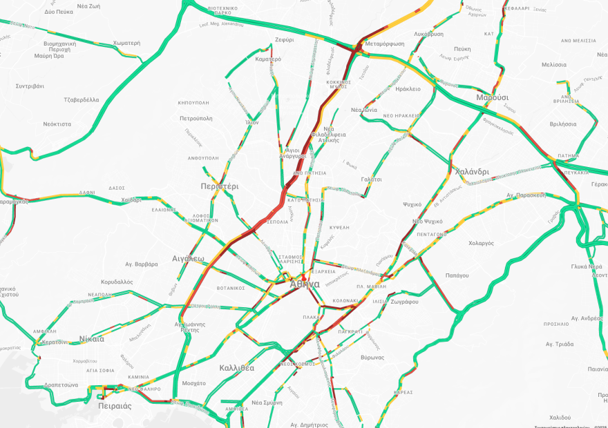 Κίνηση στους δρόμους τώρα live: Ο Κηφισός έχει μεγάλο μποτιλιάρισμα και στα δύο ρεύματα, ουρές χλμ  - 20λεπτες καθυστερήσεις στην Αττική Οδό 