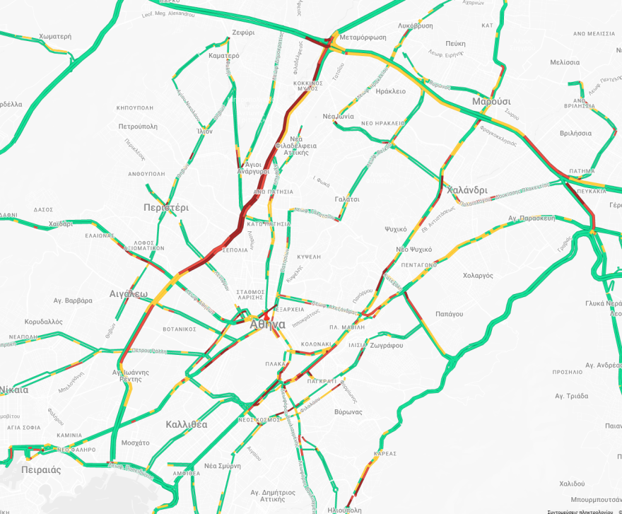 Σοβαρό τροχαίο στον Κηφισό με τραυματισμό - Διακοπή κυκλοφορίας στην αερογέφυρα προς λεωφ. Αθηνών

