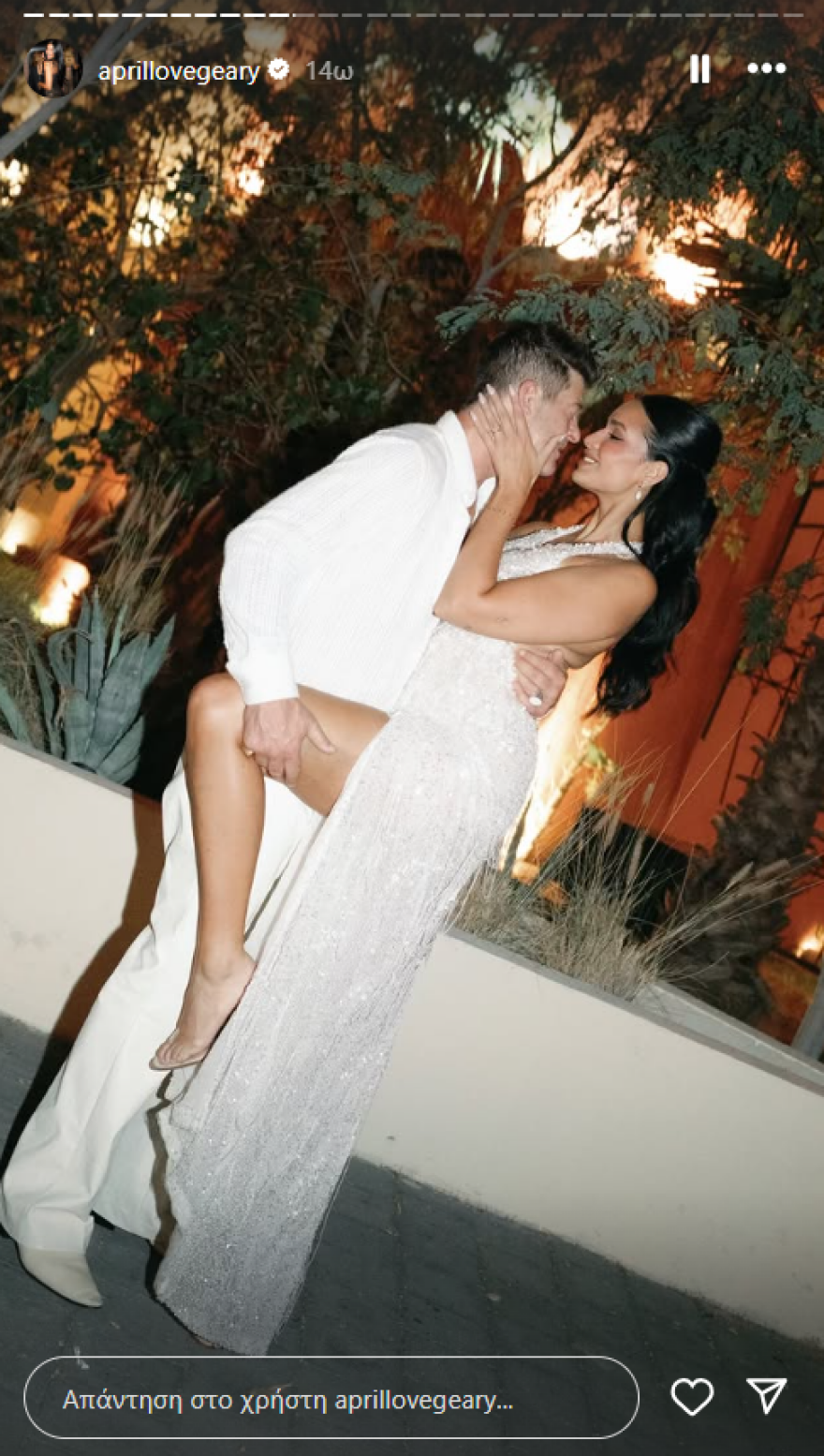 Ο Ρόμπιν Θικ παντρεύτηκε με τη σύντροφό του έπειτα από έξι χρόνια αρραβώνα
