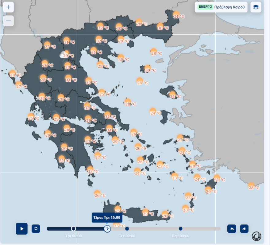 Καύσωνας για 4 ημέρες το επόμενο διάστημα, έως τους 42 βαθμούς θα φτάσει η θερμοκρασία - Ποιες περιοχές θα είναι στο κόκκινο