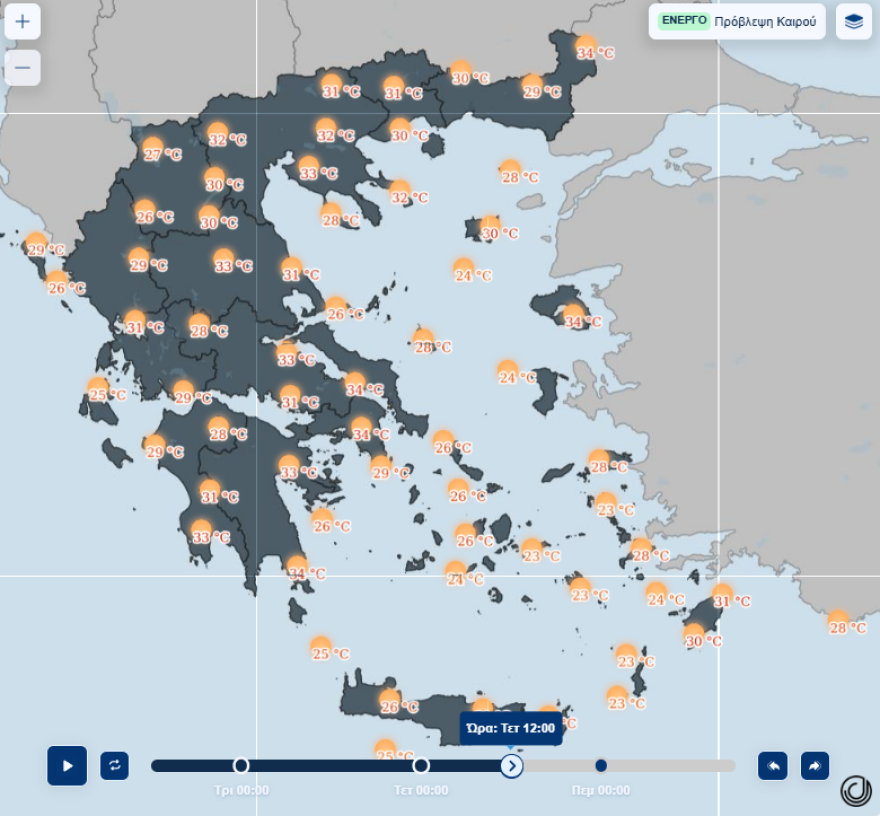 Καύσωνας για 4 ημέρες το επόμενο διάστημα, έως τους 42 βαθμούς θα φτάσει η θερμοκρασία - Ποιες περιοχές θα είναι στο κόκκινο