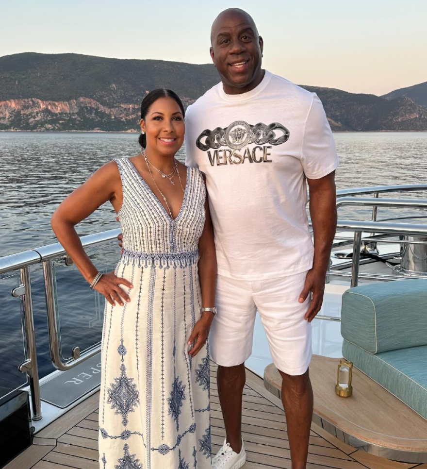 Διακοπές στα νησιά του Ιονίου για τον θρυλικό Μάτζικ Τζόνσον - Φωτογραφίες 