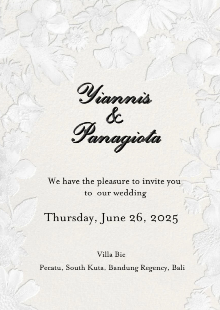 Ο Γιάννης Λύρας παντρεύτηκε στο Μπαλί - Δείτε βίντεο και φωτογραφίες