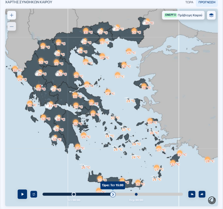  Έρχεται νέος καύσωνας με 40άρια από την ερχόμενη εβδομάδα, υποχωρούν για 10 ημέρες οι ισχυροί άνεμοι 