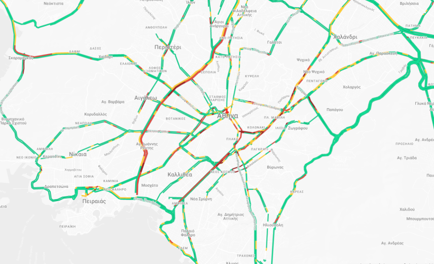 Μποτιλιάρισμα στο ανοδικό ρεύμα του Κηφισού, πού αλλού έχει κίνηση