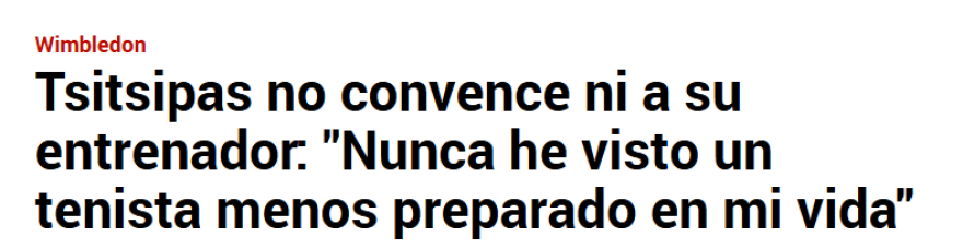 Marca: «Ο Τσιτσιπάς δεν πείθει ούτε τον προπονητή του»