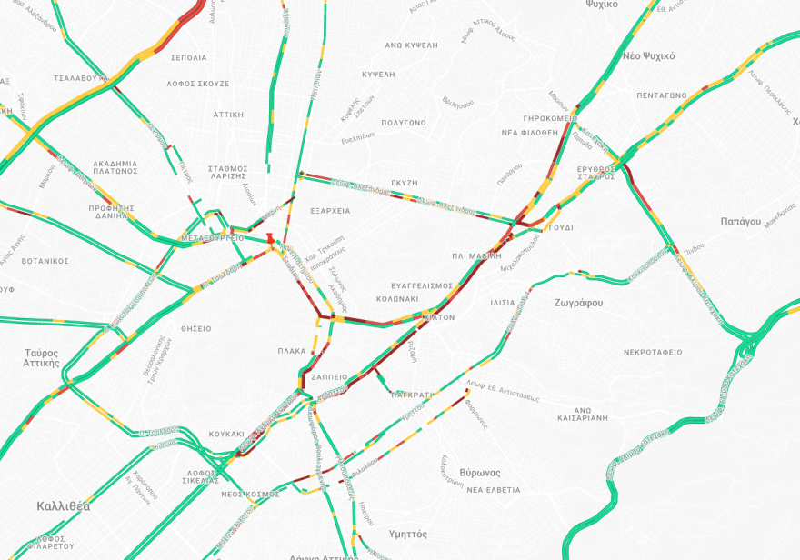 Τροχαίο στη Λ. Κηφισίας, αποκαταστάθηκε η κυκλοφορία

