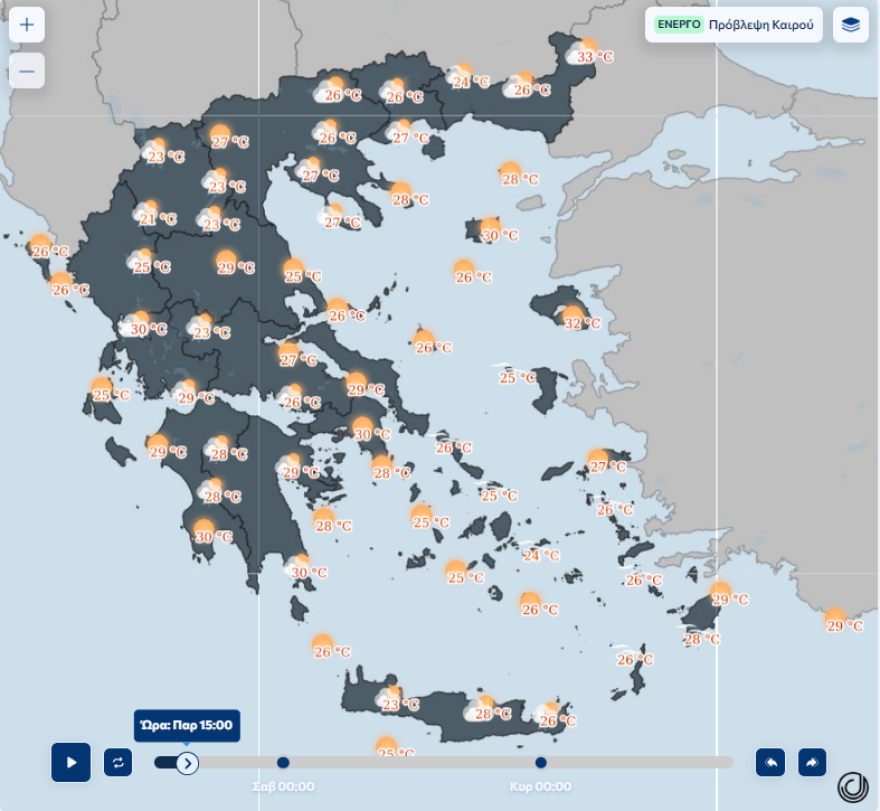 Με δύο πρόσωπα ο καιρός από την ερχόμενη εβδομάδα - Καταιγίδες ξανά στα βόρεια, 37άρια στην υπόλοιπη χώρα