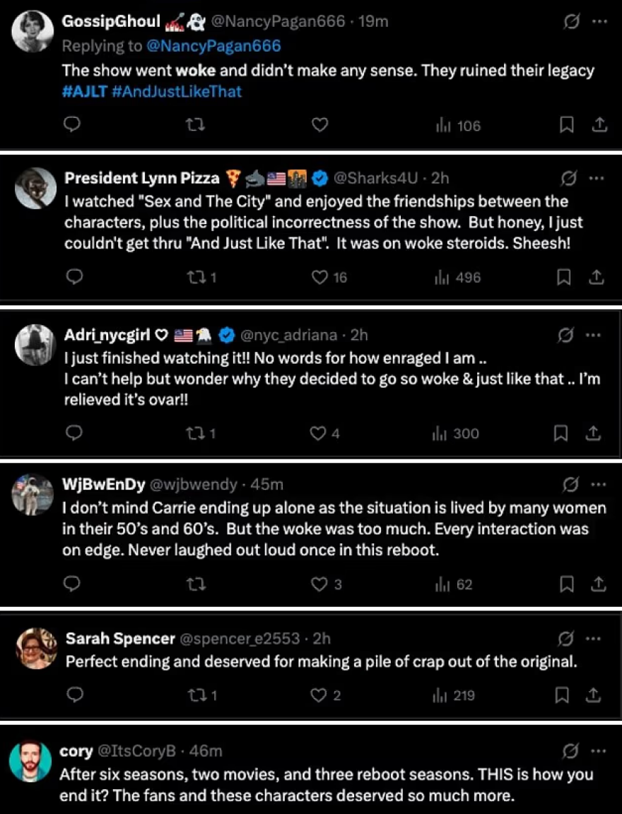 Το φινάλε του «And Just Like That» απογοήτευσε το τηλεοπτικό κοινό - «Κατέστρεψαν την κληρονομιά του Sex and the City», έγραψε κάποιος