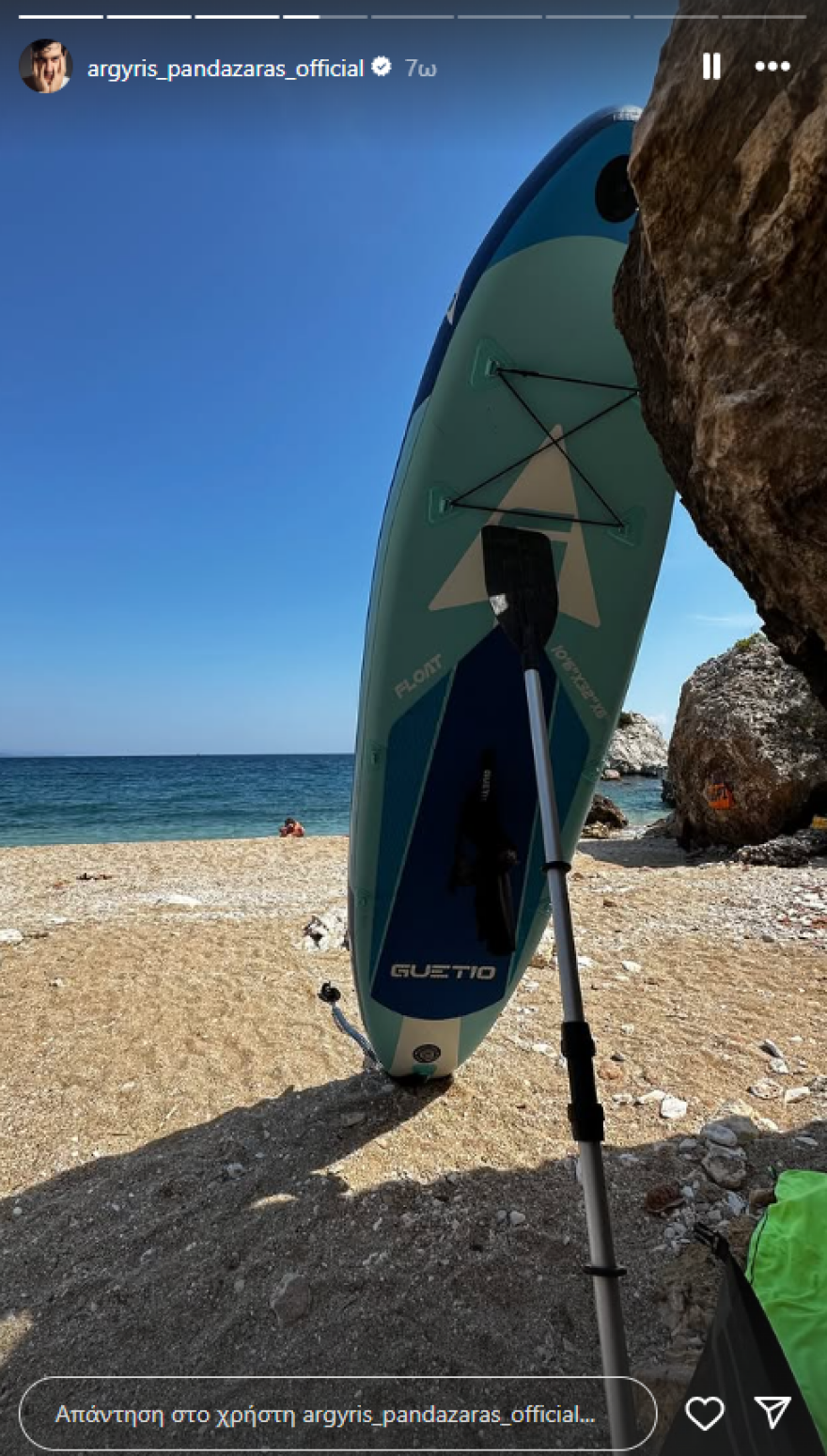 Ο Αργύρης Πανταζάρας φωτογράφισε γυμνή τη Σίσσυ Τουμάση στην παραλία