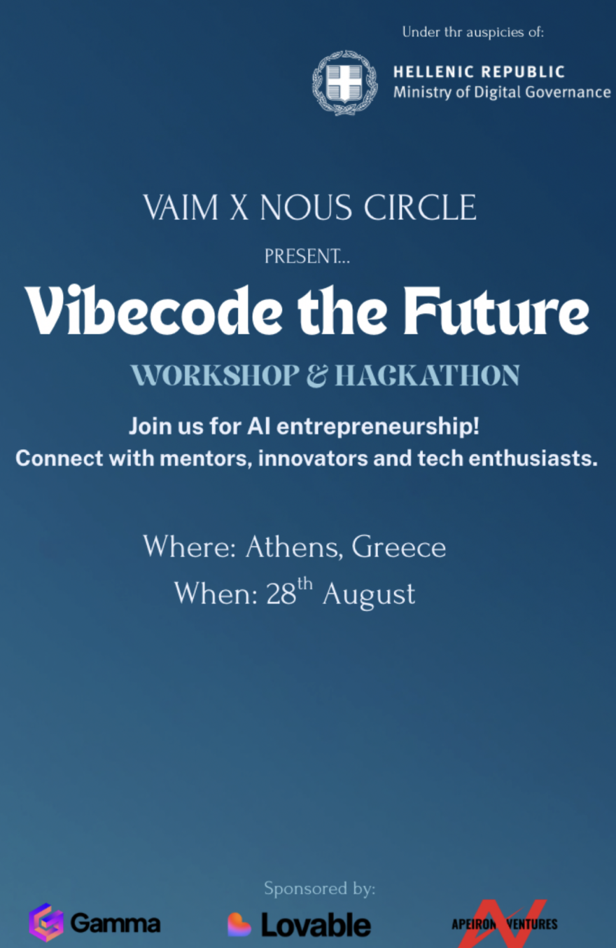 Startup feedback από την Google, US Bank και τεράστιες εταιρείες της Silicon Valley στο VAIM 4!