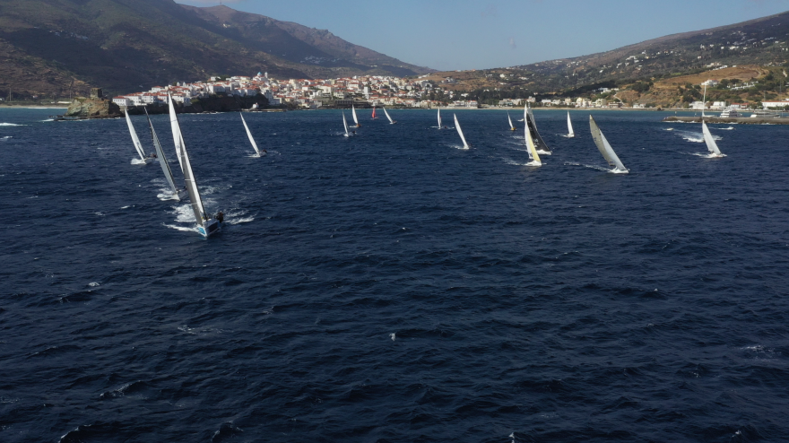 Δυνατές ιστιοπλοϊκές ομάδες και μεγάλος ανταγωνισμός στον 58ο Eurobank Διεθνή Ιστιοπλοϊκό Αγώνα Ανδρου «Ι.Β.Γουλανδρής»