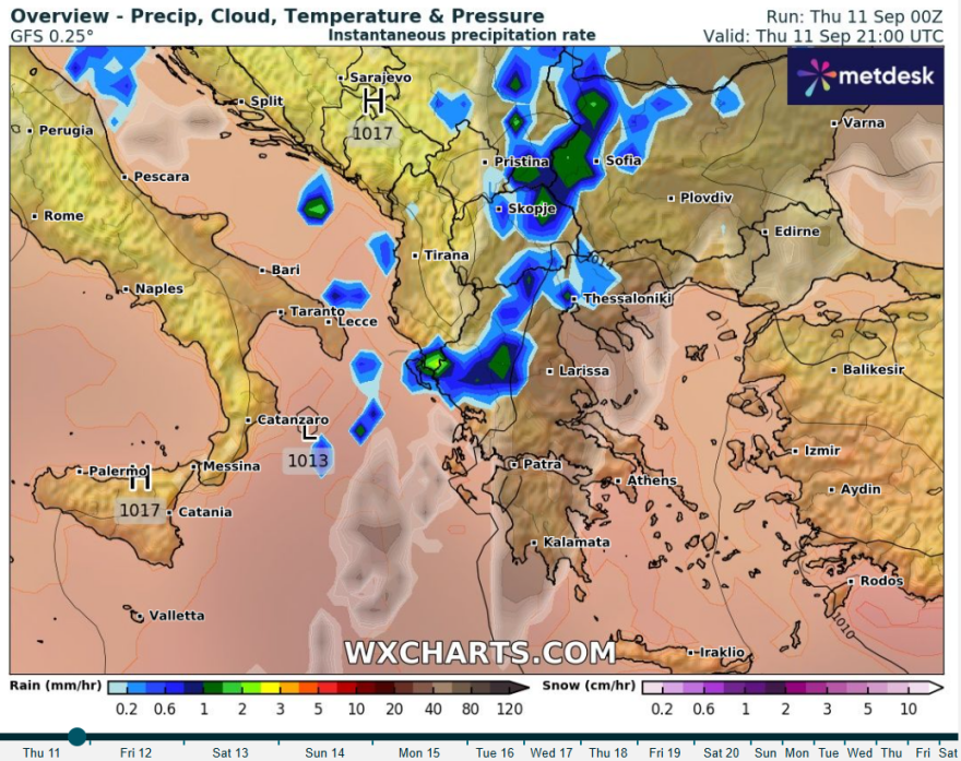 Καιρός: Έως τους 35 βαθμούς η θερμοκρασία μέχρι και την Κυριακή - Έρχονται τα πρωτοβρόχια του Σεπτεμβρίου 