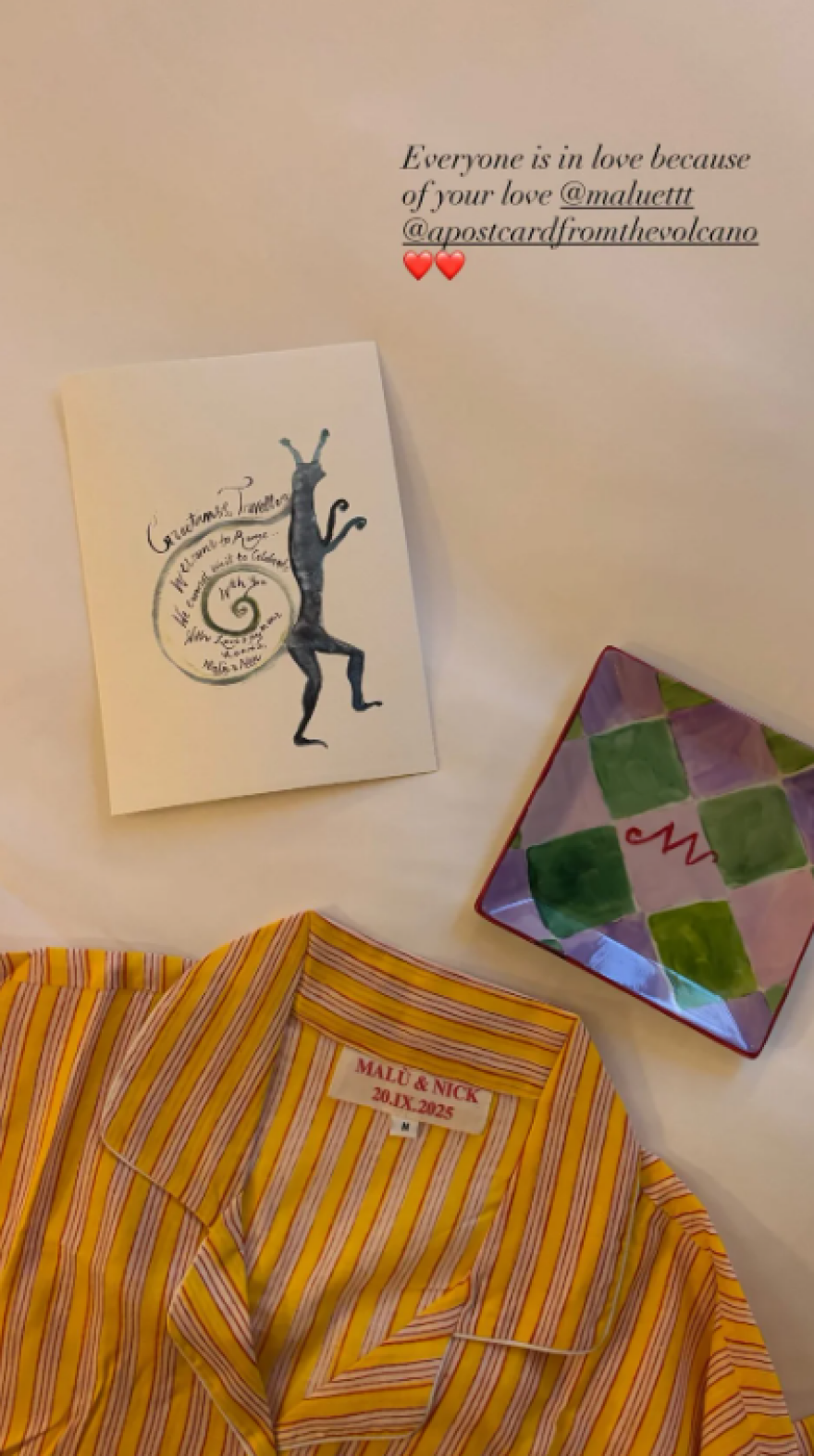 Ο Νικόλας Νιάρχος και η Μαλού Ντάλα Πίκολα γιόρτασαν με συγγενείς και φίλους τον έρωτά τους στη Ρώμη