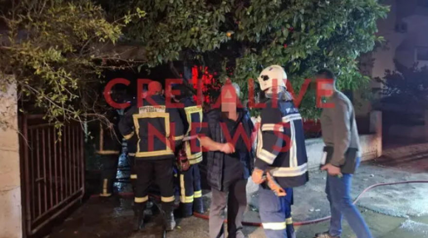 Έβαλε φωτιά και έκαψε την μάνα και τον θείο του σε διαμέρισμα στο Ηράκλειο, ο ένας ήταν με σακούλα στο κεφάλι - Ο δράστης πήδηξε από το μπαλκόνι