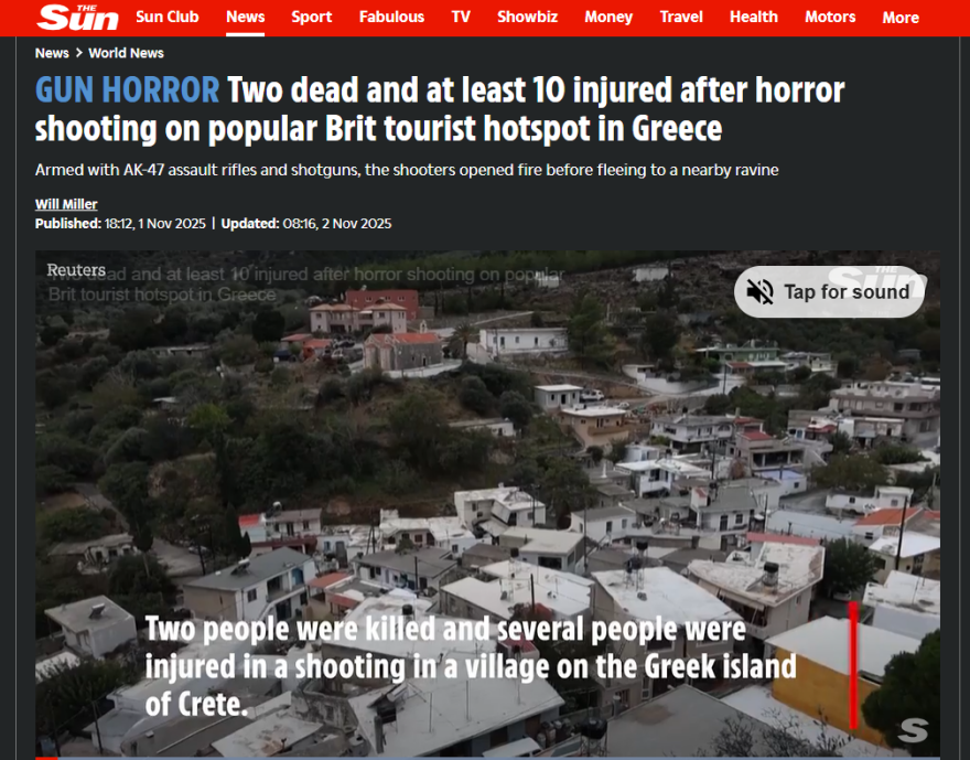 Πώς κάλυψαν τα διεθνή ΜΜΕ το αιματοκύλισμα στα Βορίζια - Δείτε φωτογραφίες