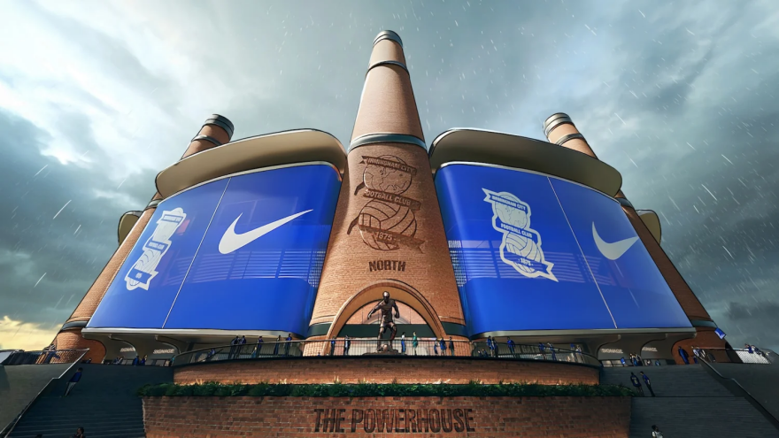 Μπέρμιγχαμ: Το νέο της γήπεδο θυμίζει εργοστάσιο και θα κοστίσει 1,3 δισ. ευρώ - Ο δημιουργός του Peaky Blinders βοήθησε στον σχεδιασμό