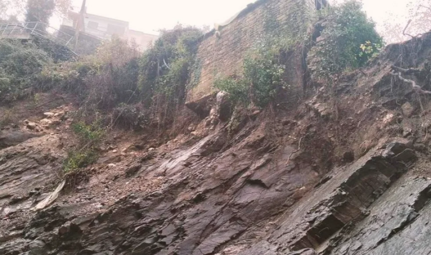 Κινδυνεύει με κατάρρευση ο μύλος των Αγνάντων μετά τις κατολισθήσεις - Δείτε φωτογραφίες