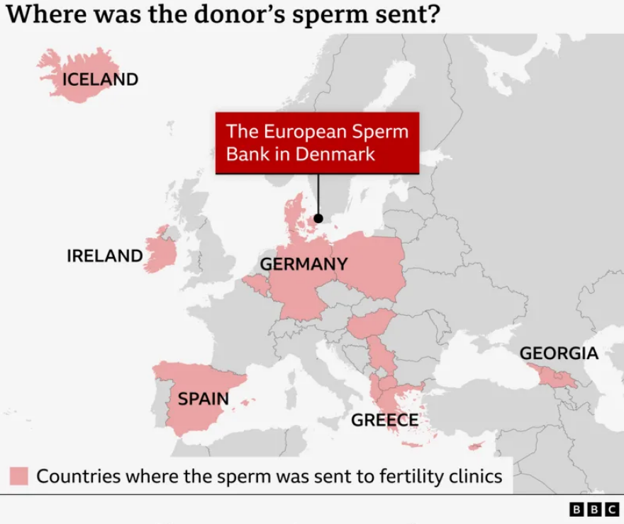 Σάλος με δωρητή σπέρματος που μετέδωσε γονίδιο καρκίνου σε 197 παιδιά σε χώρες της Ευρώπης και την Ελλάδα, κάποια έχουν ήδη πεθάνει