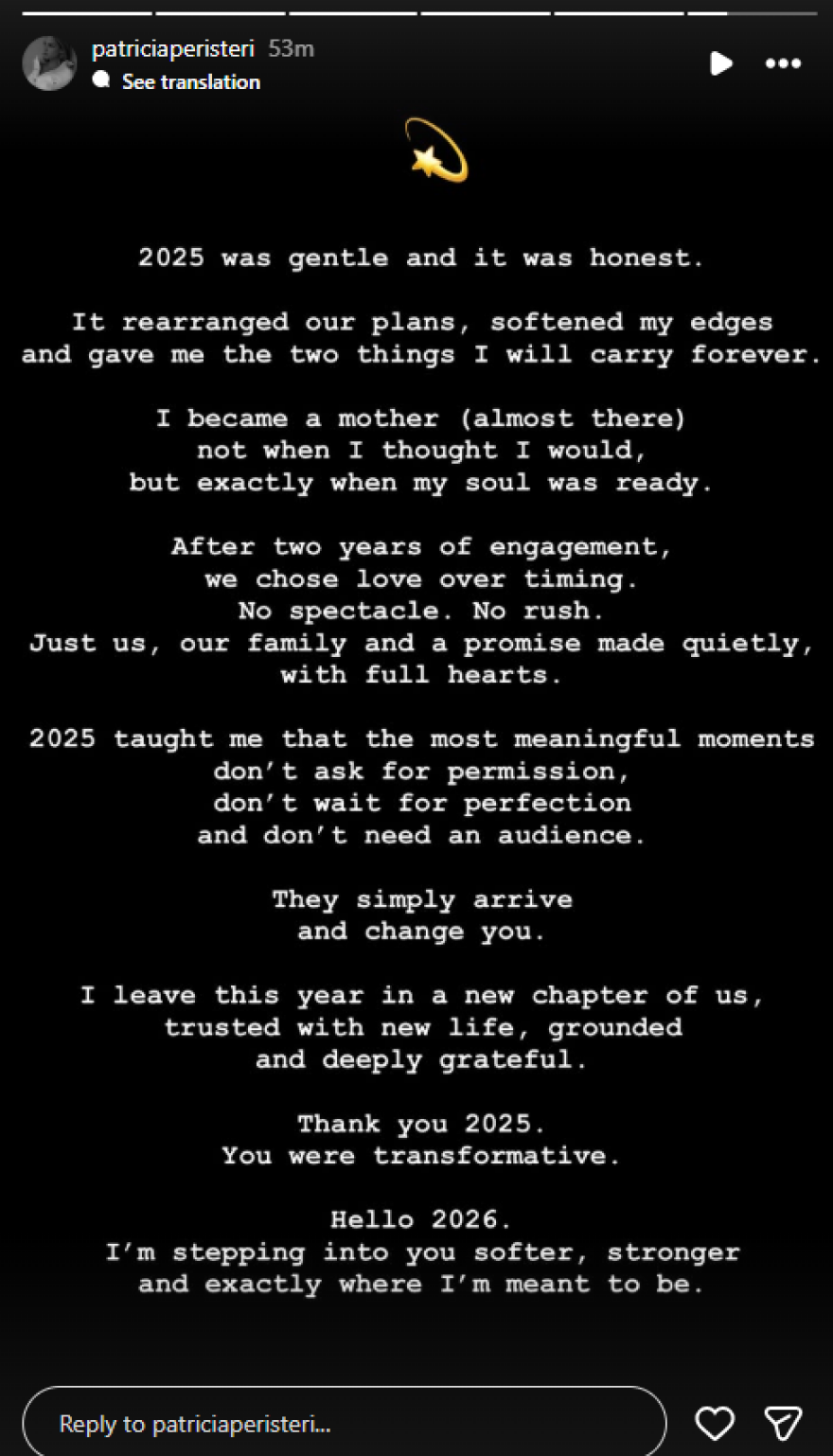 Πατρίσια Μίλικ Περιστέρη: Παντρεύτηκε λίγο πριν γίνει μητέρα, δείτε φωτογραφίες