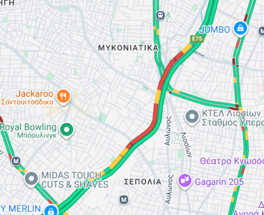 Καραμπόλα τεσσάρων ΙΧ στον Κηφισό, καθυστερήσεις στην κυκλοφορία