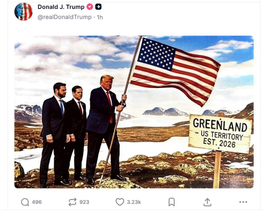 &Tau;&alpha; &nu;έ&alpha; &mu;&eta;&nu;ύ&mu;&alpha;&tau;&alpha; &Tau;&rho;&alpha;&mu;&pi; &gamma;&iota;&alpha; &tau;&eta; &Gamma;&rho;&omicron;&iota;&lambda;&alpha;&nu;&delta;ί&alpha; &mu;έ&sigma;&omega; &Alpha;&Iota;: &Eta; &phi;&omega;&tau;&omicron;&gamma;&rho;&alpha;&phi;ί&alpha; &alpha;&lambda;ά &Iota;&beta;&omicron; &Tau;&zeta;ί&mu;&alpha; &kappa;&alpha;&iota; &omicron; &laquo;&chi;ά&rho;&tau;&eta;&sigmaf;&raquo; &mu;&epsilon; &tau;&omicron;&upsilon;&sigmaf; &eta;&gamma;έ&tau;&epsilon;&sigmaf; &tau;&eta;&sigmaf; &Epsilon;&upsilon;&rho;ώ&pi;&eta;&sigmaf; &sigma;&tau;&omicron; &Omicron;&beta;ά&lambda; &Gamma;&rho;&alpha;&phi;&epsilon;ί&omicron;