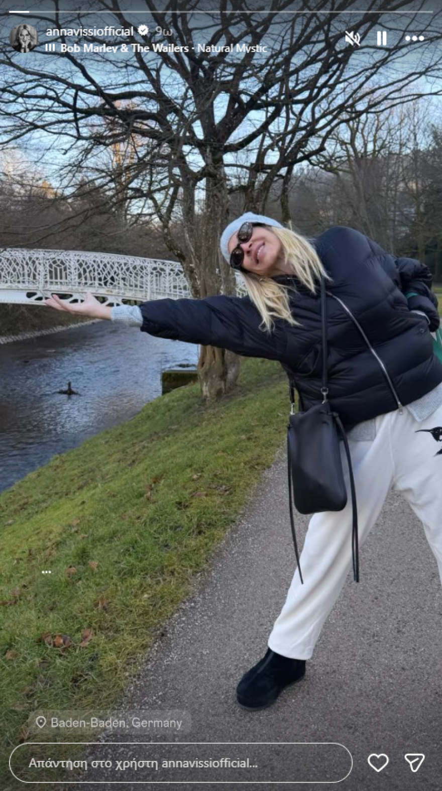Η Άννα Βίσση ταξίδεψε στη Γερμανία, δείτε φωτογραφίες