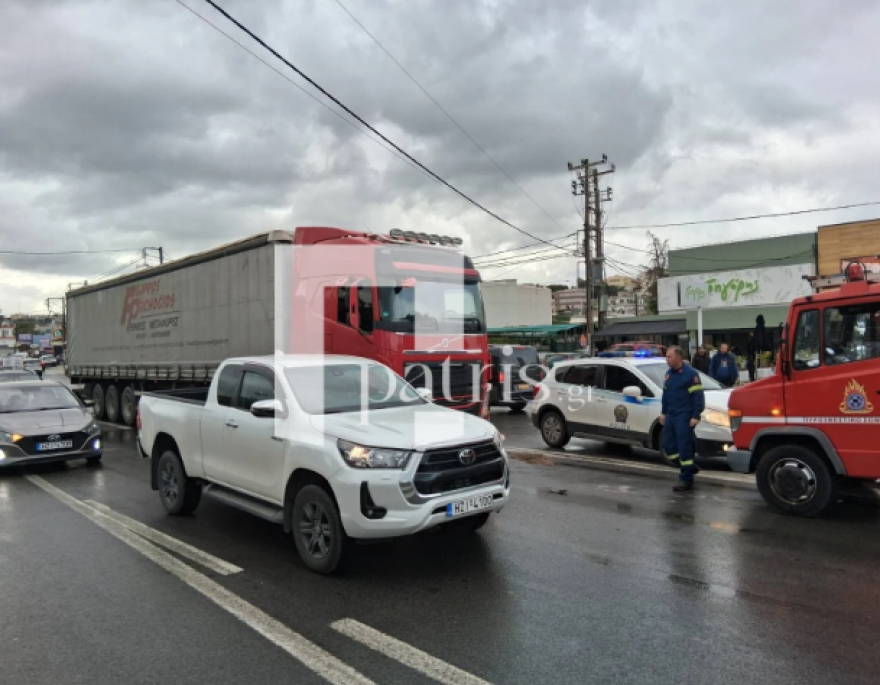 Φορτηγό παρέσυρε πεζή στο Ηράκλειο