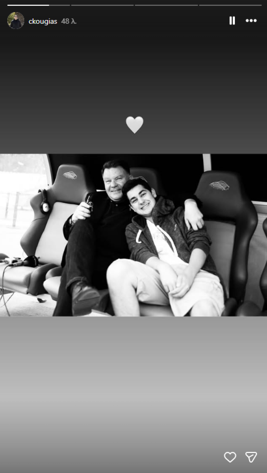 Ο Χρίστος Κούγιας δημοσίευσε οικογενειακές φωτογραφίες για τη συμπλήρωση ενός χρόνου από τον θάνατο του πατέρα του