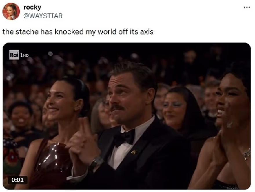 Λεονάρντο Ντι Κάπριο: Τα σχόλια για το μουστάκι του στα Όσκαρ 2026 - Φαίνεται τόσο σeξι, γράφουν