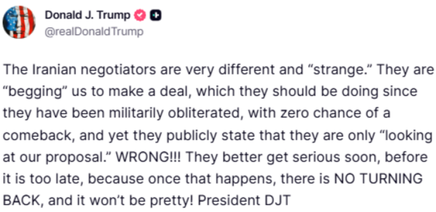 Τραμπ: Τα μέλη του ΝΑΤΟ δεν έχουν κάνει τίποτα για να μας βοηθήσουν, δεν θα το ξεχάσουμε