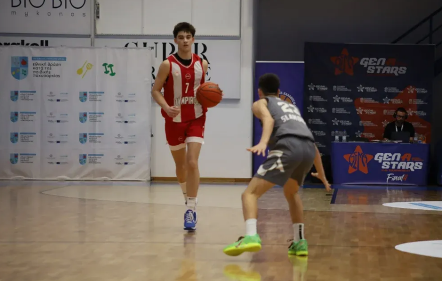 Πρωταθλητής στο  Gen A Stars U16 ο Ολυμπιακός, έλαμψε ο γιος του Σπανούλη, βίντεο 
