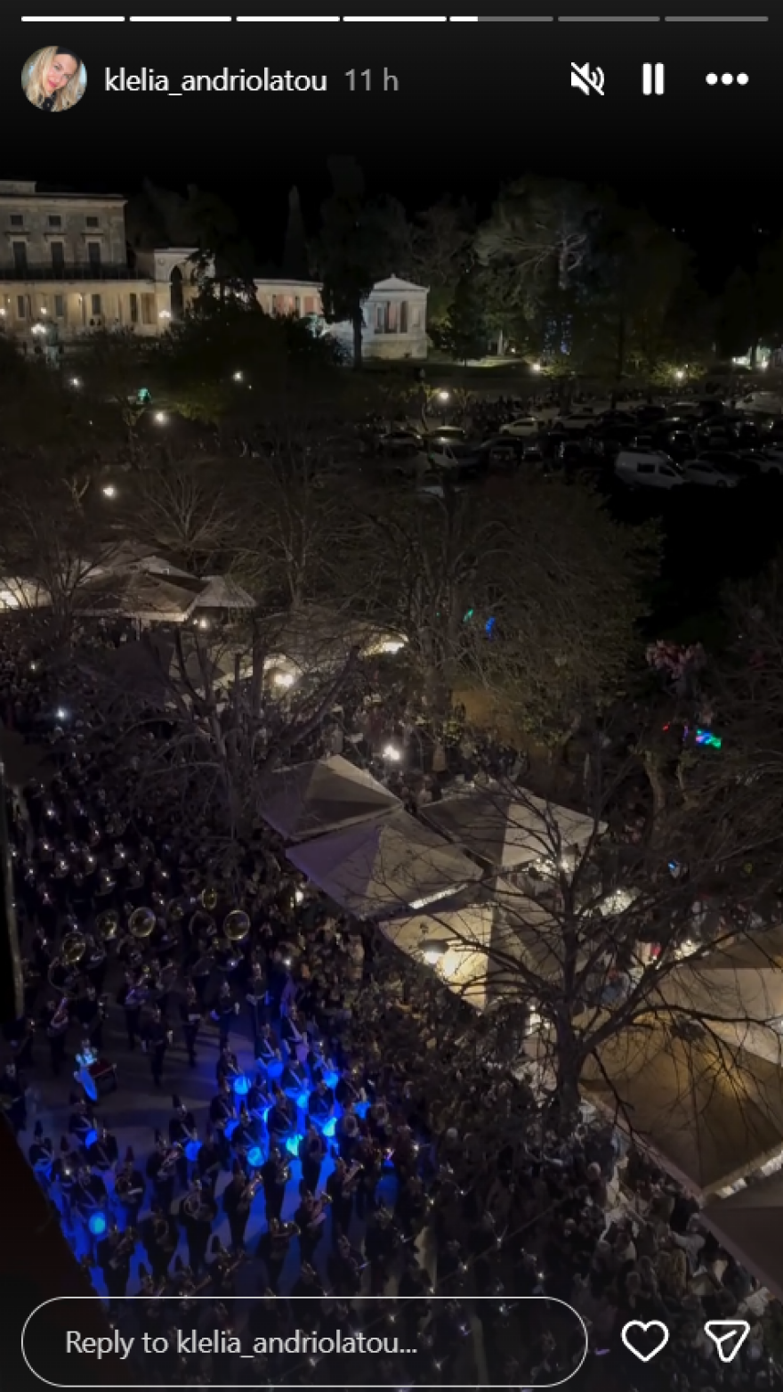 Η Κλέλια Ανδριολάτου περνάει το Πάσχα στην Κέρκυρα