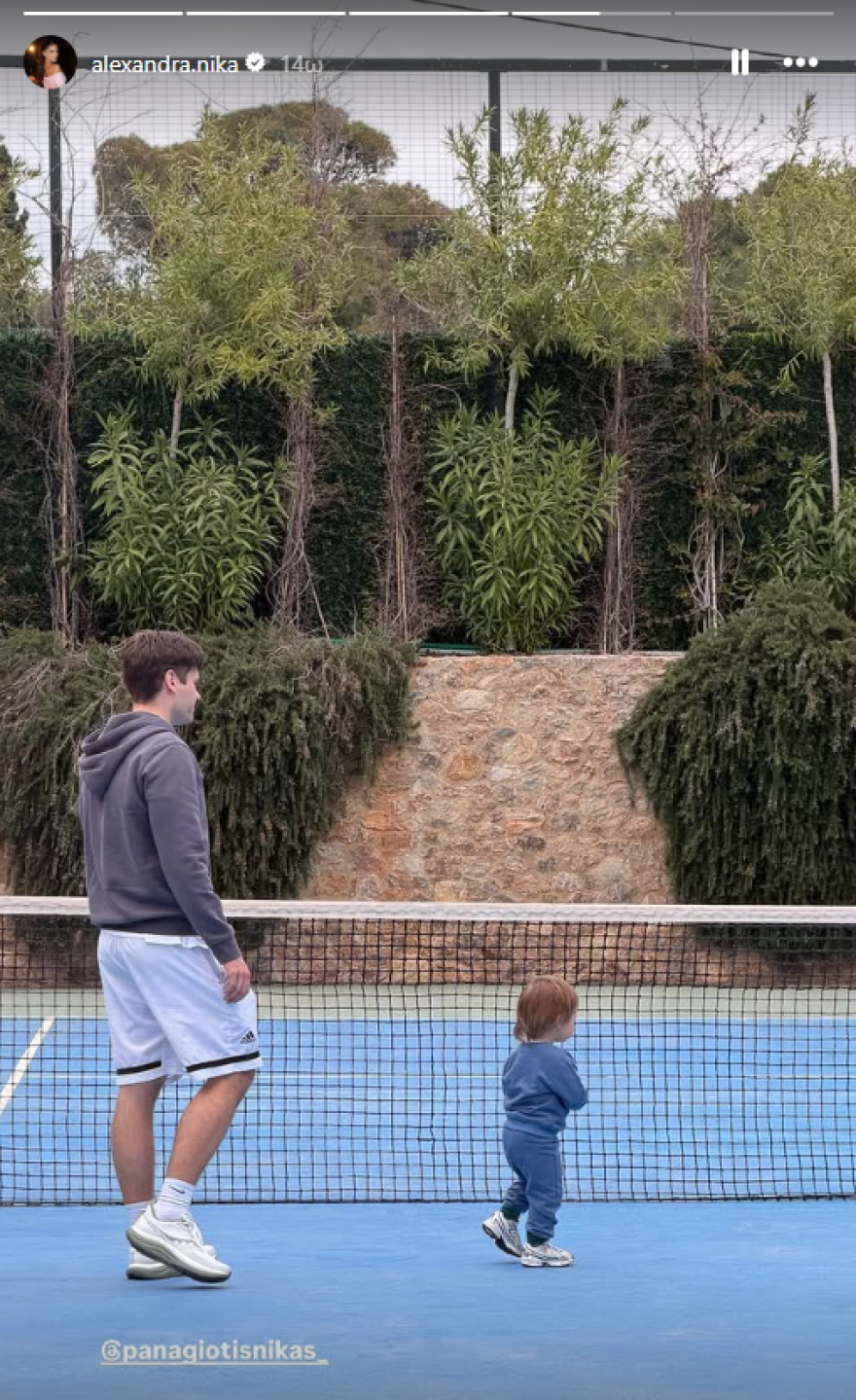 Οι φωτογραφίες της Αλεξάνδρας Νίκα με τον γιο της από την Κυριακή του Πάσχα