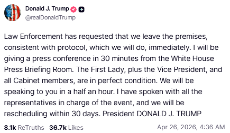 &Sigma;&upsilon;&nu;&alpha;&gamma;&epsilon;&rho;&mu;ό&sigmaf; &sigma;&tau;&eta;&nu; &Omicron;&upsilon;ά&sigma;&iota;&nu;&gamma;&kappa;&tau;&omicron;&nu;: &Alpha;&pi;&omicron;&mu;&alpha;&kappa;&rho;ύ&nu;&theta;&eta;&kappa;&epsilon; &alpha;&pi;ό &delta;&epsilon;ί&pi;&nu;&omicron; &omicron; &Tau;&rho;&alpha;&mu;&pi; &mu;&epsilon;&tau;ά &alpha;&pi;ό &pi;&upsilon;&rho;&omicron;&beta;&omicron;&lambda;&iota;&sigma;&mu;&omicron;ύ&sigmaf; &kappa;&alpha;&iota; &epsilon;&pi;&iota;&sigma;&tau;&rho;έ&phi;&epsilon;&iota; &sigma;&tau;&omicron;&nu; &Lambda;&epsilon;&upsilon;&kappa;ό &Omicron;ί&kappa;&omicron;, &delta;&epsilon;ί&tau;&epsilon; &beta;ί&nu;&tau;&epsilon;&omicron; &kappa;&alpha;&iota; &phi;&omega;&tau;&omicron;&gamma;&rho;&alpha;&phi;ί&epsilon;&sigmaf;