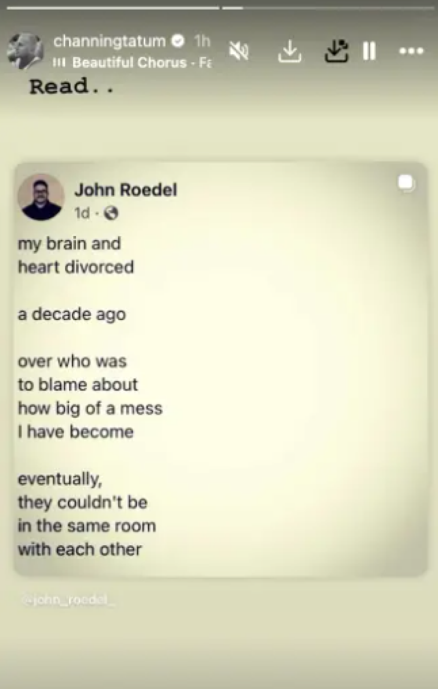 Τσάνινγκ Τέιτουμ: Η αινιγματική ανάρτηση μετά την είδηση για τον αρραβώνα της Ζόι Κράβιτζ και του Χάρι Στάιλς
