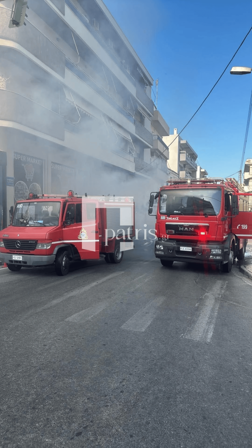 Παρανάλωμα του πυρός αυτοκίνητο στο κέντρο των Χανίων, δείτε φωτογραφίες