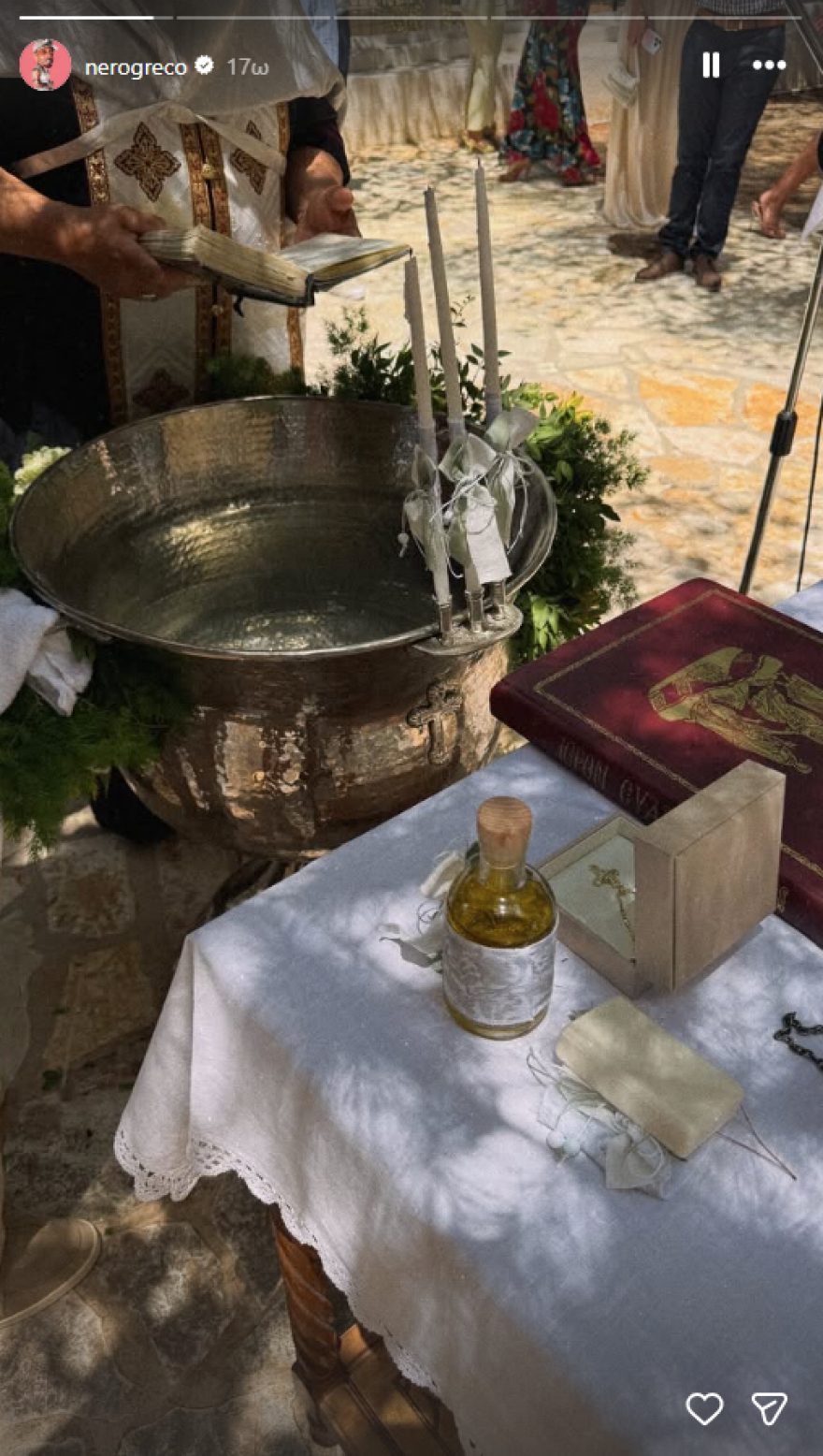 Ο Light και η σύζυγός του βάφτισαν τον γιο τους, δείτε φωτογραφίες