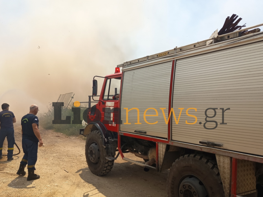 Φωτιά τώρα στην Οινούσσα Σερρών, 112 για εκκένωση του οικισμού